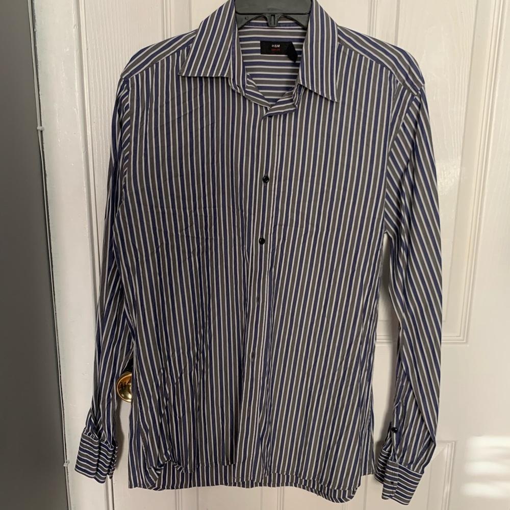 H&M Slim Fit Dress Shirt Medium